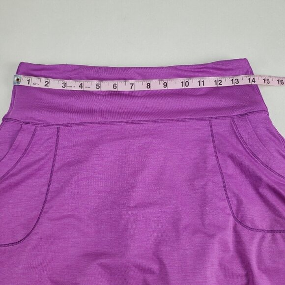 Peter Millar Ruffle Golf Skort Womens Medium Purple Tennis UPF Sun Protection - Picture 8 of 8